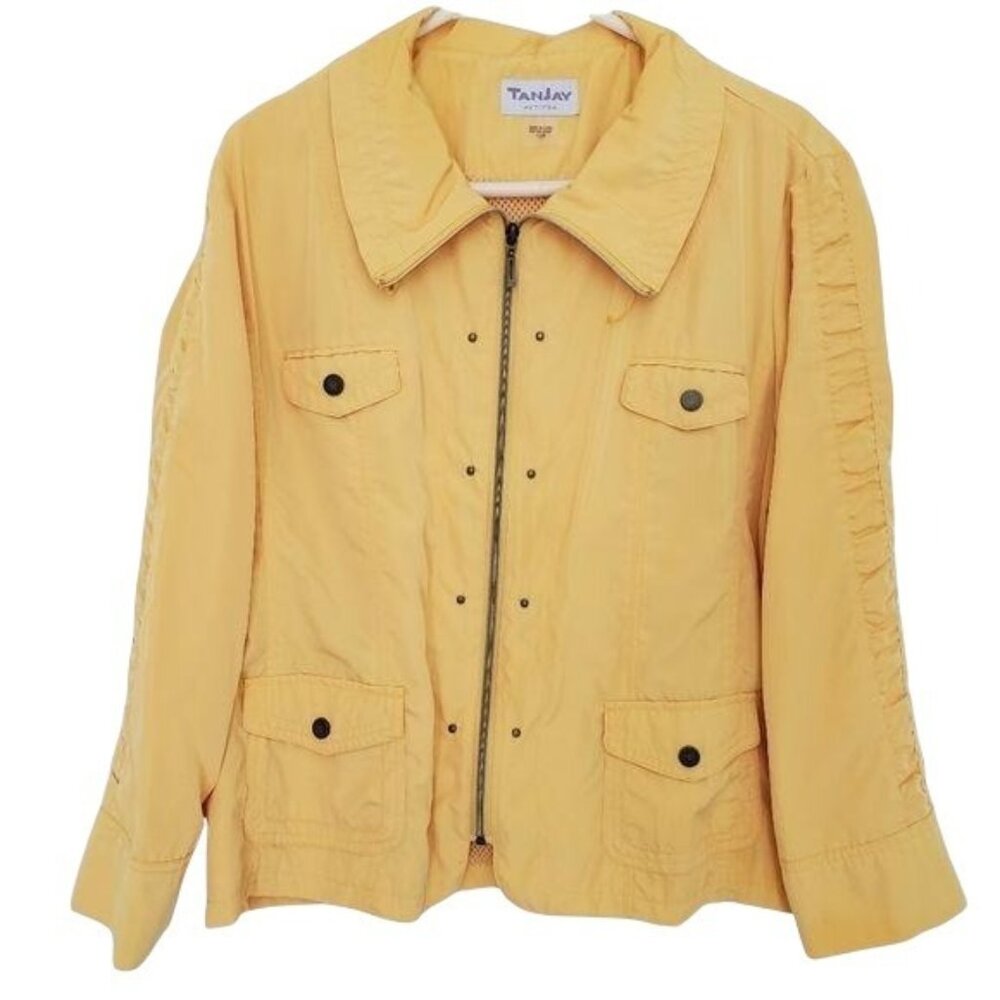 Tanjay Petites | Lightweight Yellow WindbreakerJacket